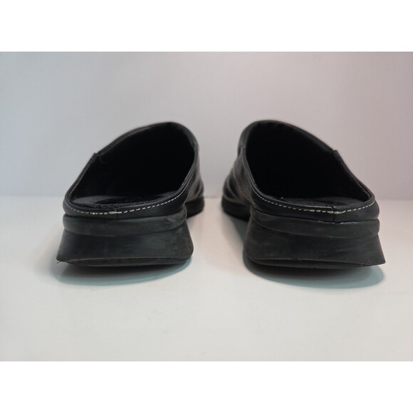 Enzo Angelini blk Leather Mules, white stitch Callahan Comfy Great Condition 6.5 - Picture 5 of 8